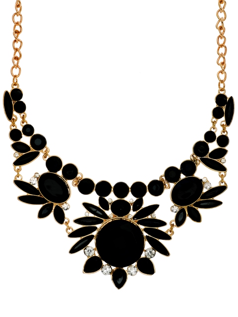 AQUASTREET Women Black Alloy Bohemian Necklace