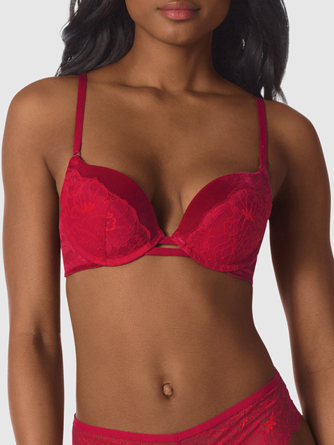 La Senza Pink Lace Underwired Beyond Sexy Push-Up Heavily Padded Lace Bra 11164682-74Q6
La Senza Pink Lace Underwired Beyond Sexy Push-Up Heavily Padded Lace Bra 11164682-74Q6