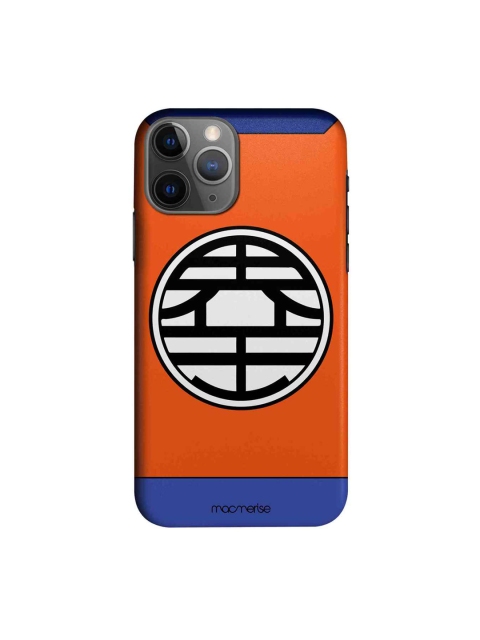 macmerise Orange & Blue King Kai Crest Printed iPhone 11 Pro Max Case
