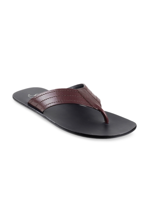 Metro Men Maroon Sandals