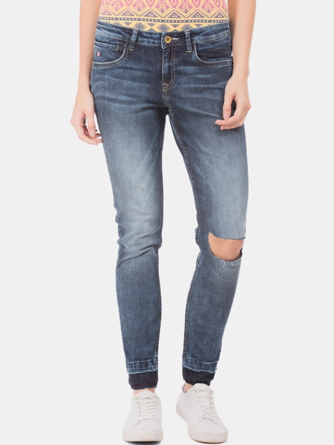 U.S. Polo Assn. Women Women Blue Super Skinny Fit Mid-Rise Slash Knee Stretchable Jeans
U.S. Polo Assn. Women Women Blue Super Skinny Fit Mid-Rise Slash Knee Stretchable Jeans
