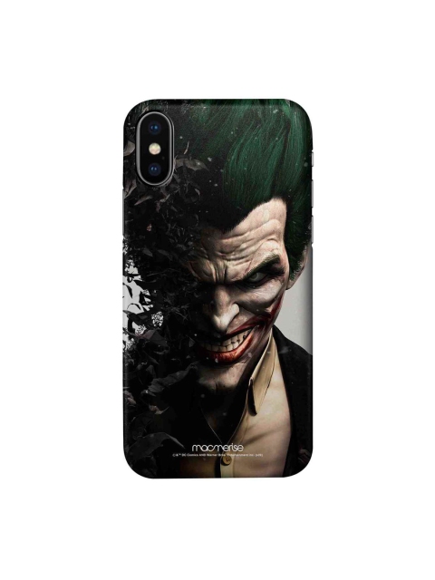 macmerise Black & Beige Seriously Crazy Joker iPhone X Case