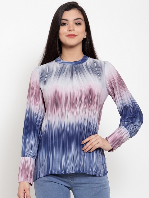 Aujjessa Women White Printed Top