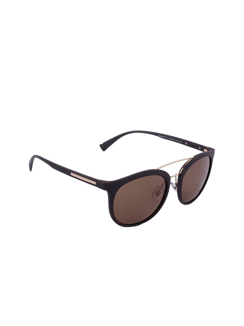 MARC LOUIS Unisex Oval Sunglasses PP98828C7SG, Brown