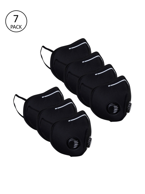 Diana Korr Men Black 7 Pcs 2 Ply HypaShield Supermask Double Filter Reusable Outdoor Masks
Diana Korr Men Black 7 Pcs 2 Ply HypaShield Supermask Double Filter Reusable Outdoor Masks