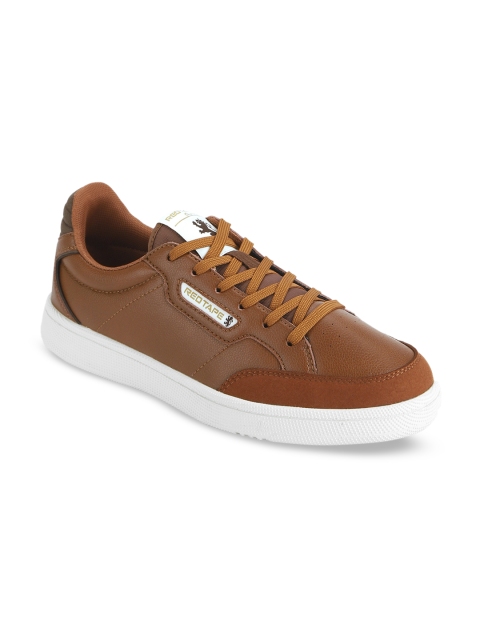 Red Tape Men Brown Sneakers