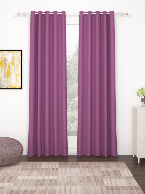 Story@Home Faux Silk Solid 300GSM Lavender Room Darkening Blackout Door Curtain - Set of 2
Story@Home Faux Silk Solid 300GSM Lavender Room Darkening Blackout Door Curtain - Set of 2