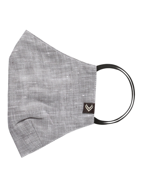 Linen Club Unisex Grey 3 Ply Reusable Protective Outdoor Mask