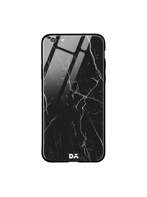 DailyObjects Black Marble iPhone 6 Glass Case Cover