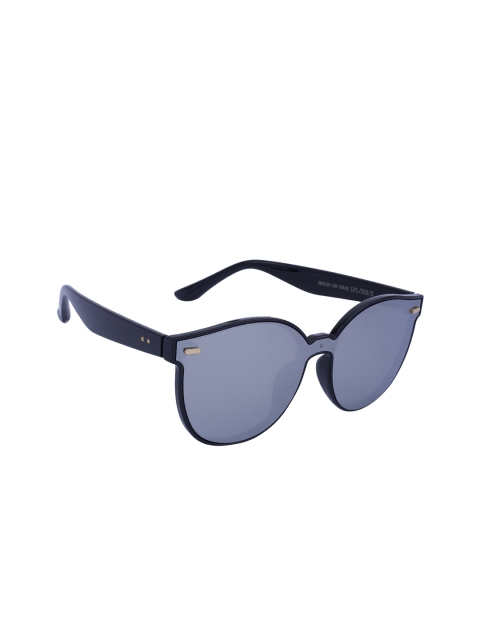 MARC LOUIS Women UV Protected Lens Cateye Sunglasses, Silver