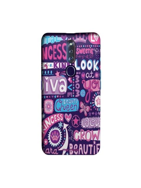 macmerise Purple & Pink Diva Diaries Oppo F11 Pro Case