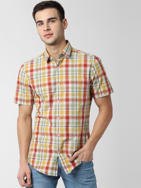 Peter England Casuals Men Multicoloured Slim Fit Checked Viroblock Casual Shirt, Multi
Peter England Casuals Men Multicoloured Slim Fit Checked Viroblock Casual Shirt, Multi