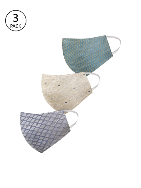 VASTRAMAY Unisex Pack of 3 Pcs Multicoloured Reusable 3-Ply Protective Outdoor Masks, Grey
VASTRAMAY Unisex Pack of 3 Pcs Multicoloured Reusable 3-Ply Protective Outdoor Masks, Grey