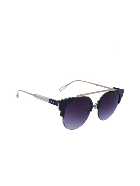 MARC LOUIS Women Purple Browline Sunglasses