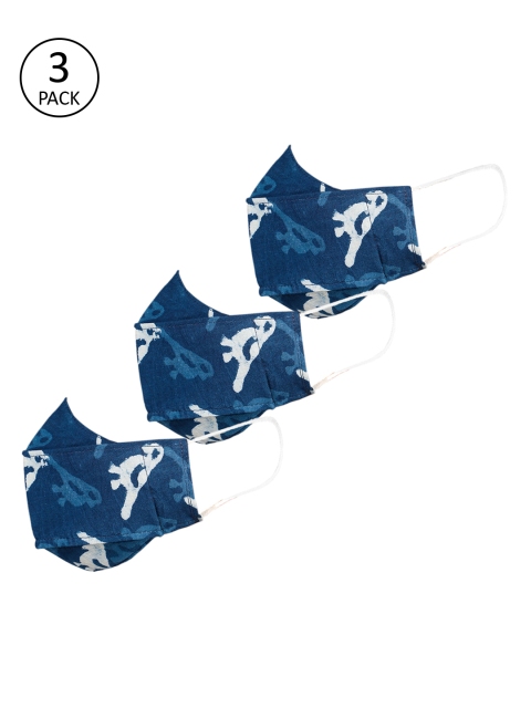 LEGAL BRIBE Women Pack of 3 Pcs Navy Blue & White Reusable 3-Ply Protective Outdoor Masks
LEGAL BRIBE Women Pack of 3 Pcs Navy Blue & White Reusable 3-Ply Protective Outdoor Masks