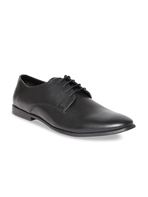Bond Street By Red Tape Men Black Solid Formal Derbys