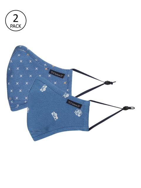 t-base Kids 2 Pcs 6-Ply Outdoor Reusable Face Masks with Replaceable Filters, Blue
t-base Kids 2 Pcs 6-Ply Outdoor Reusable Face Masks with Replaceable Filters, Blue