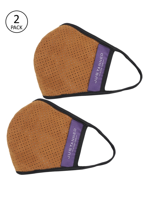 Justanned Unisex Breathable Leather Reusable 2-Layer Protective Outdoor Mask Pack of 2, Tan
Justanned Unisex Breathable Leather Reusable 2-Layer Protective Outdoor Mask Pack of 2, Tan