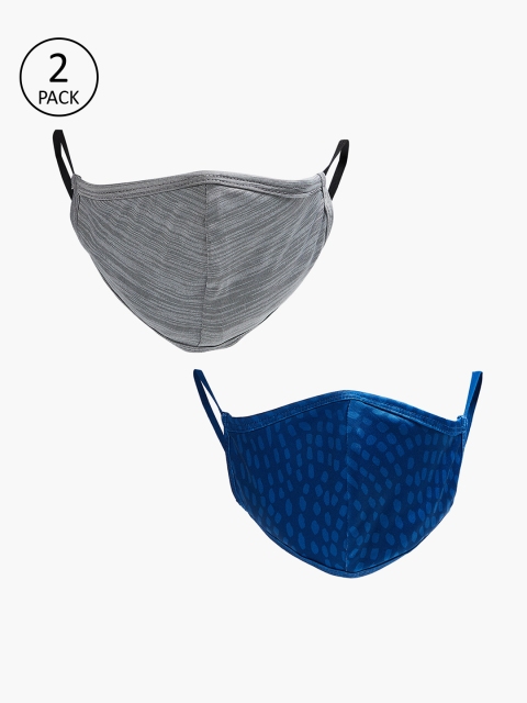 Fame Forever by Lifestyle Men 2 Pcs Printed 2-Ply Reusable Outdoor Fabric Masks, Blue
Fame Forever by Lifestyle Men 2 Pcs Printed 2-Ply Reusable Outdoor Fabric Masks, Blue