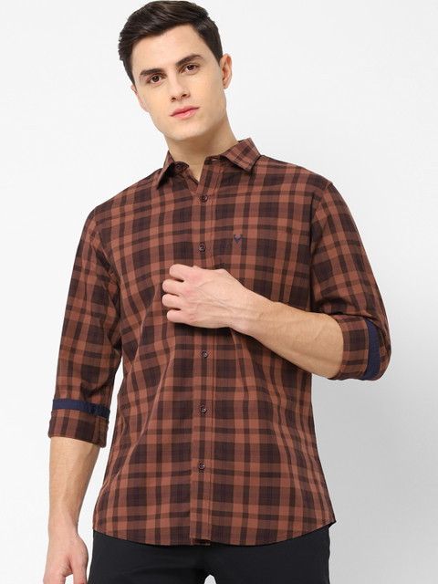 Allen Solly Men Brown Slim Fit Checked Casual Shirt
Allen Solly Men Brown Slim Fit Checked Casual Shirt