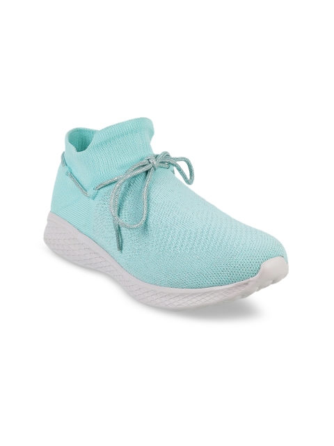 Metro Women Green Solid Sneakers