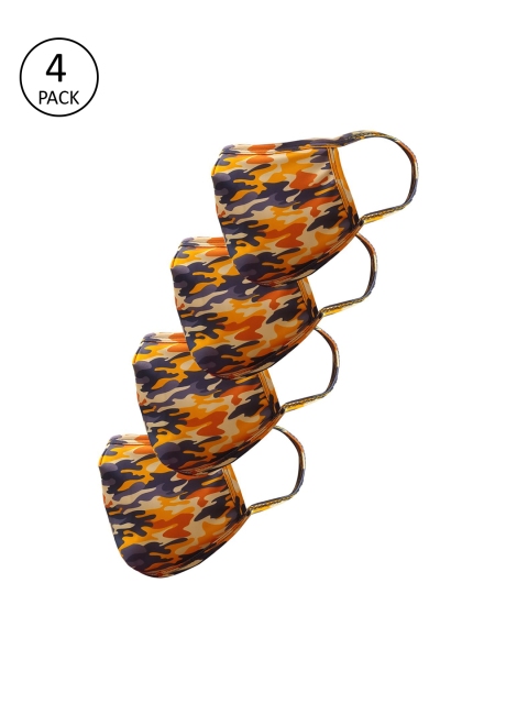 nestroots Unisex 4 Pcs 2-Ply Leopard Printed Reusable Protective Outdoor Masks, Multi
nestroots Unisex 4 Pcs 2-Ply Leopard Printed Reusable Protective Outdoor Masks, Multi