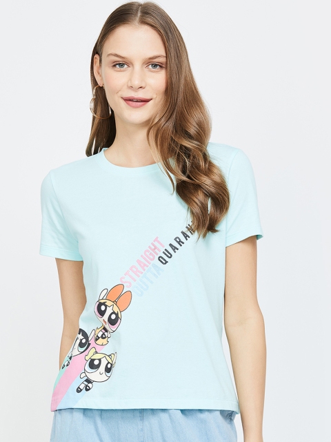 Ginger by Lifestyle Women Turquoise Blue Power Puff Girls Printed Round Neck T-shirt
Ginger by Lifestyle Women Turquoise Blue Power Puff Girls Printed Round Neck T-shirt