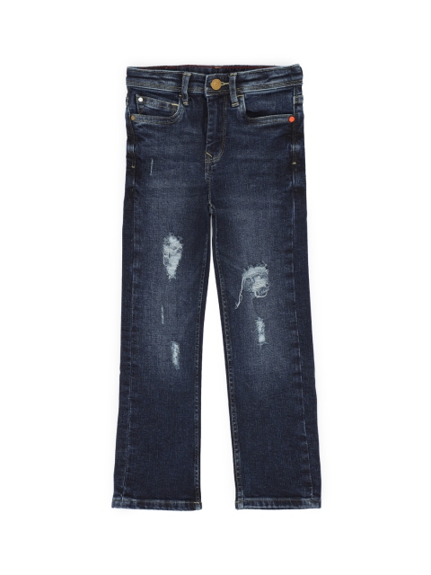 Allen Solly Junior Boys Navy Blue Straight Fit Mid-Rise Mildly Distressed Stretchable Jeans
Allen Solly Junior Boys Navy Blue Straight Fit Mid-Rise Mildly Distressed Stretchable Jeans