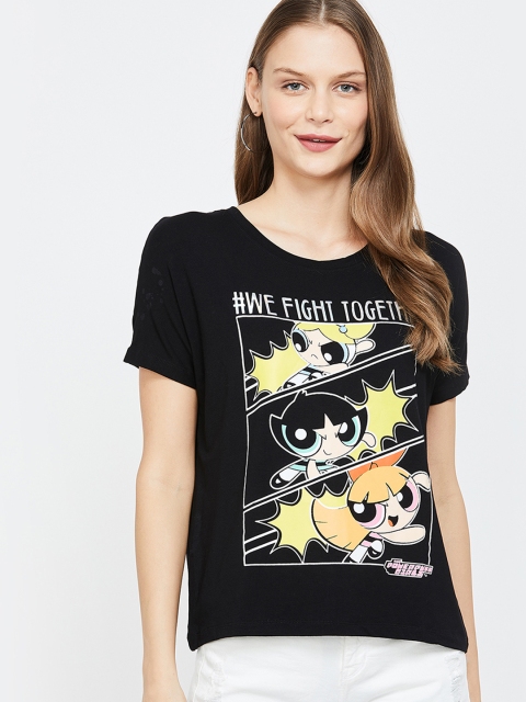 Ginger by Lifestyle Women Black Power Puff Girls Printed Round Neck T-shirt
Ginger by Lifestyle Women Black Power Puff Girls Printed Round Neck T-shirt