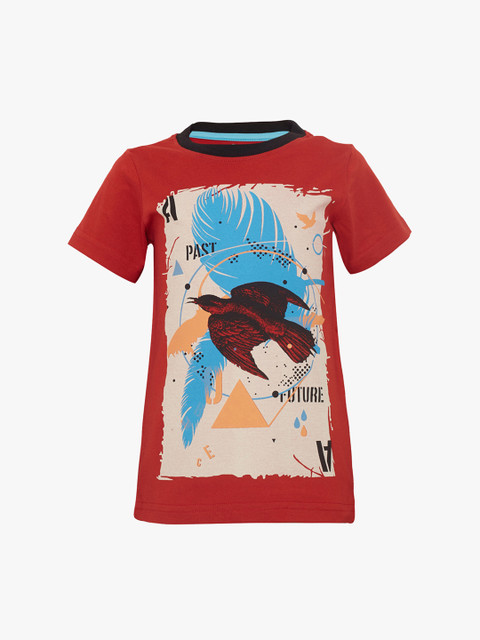 TALES & STORIES Boys Red Printed Round Neck T-shirt
TALES & STORIES Boys Red Printed Round Neck T-shirt