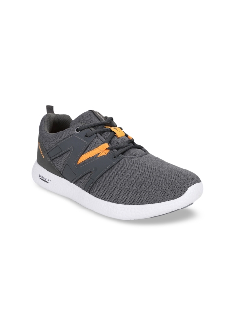 Campus Men Grey Mesh Running Shoes