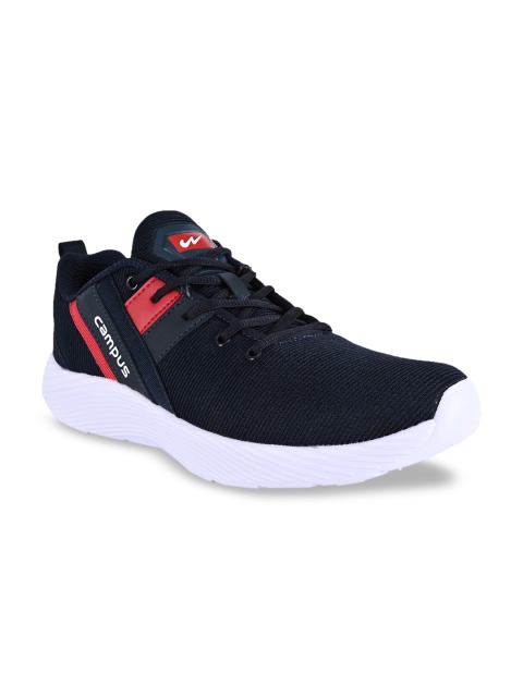 Campus Men Navy Blue Mesh Running Shoes