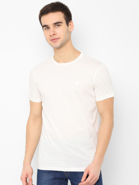 Allen Solly Men White Solid Round Neck T-shirt
Allen Solly Men White Solid Round Neck T-shirt