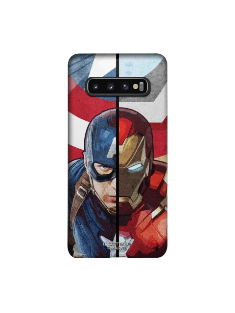 macmerise Blue & Red Marvel Comics Man Vs Machine Sublime Samsung Galaxy S10 Back Case