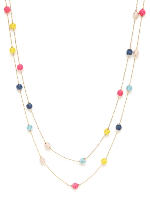 Chumbak Multicoloured Candy Pop Necklace, Multi