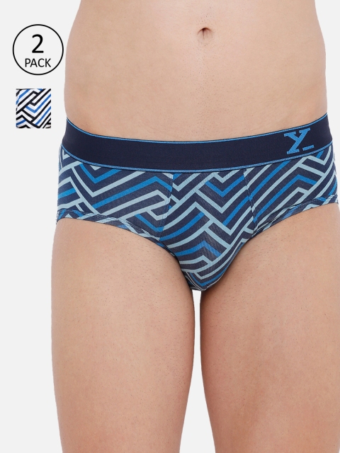XYXX Men IntelliSoft Antimicrobial Micro Modal Pack of 2 Linea Briefs XYBRF2PCKN300, Blue
XYXX Men IntelliSoft Antimicrobial Micro Modal Pack of 2 Linea Briefs XYBRF2PCKN300, Blue