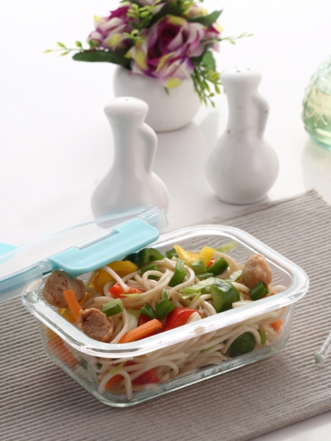 HAZEL Set Of 3 Transparent Borosilicate Glass Rectangular Airtight & Leak Proof Containers
HAZEL Set Of 3 Transparent Borosilicate Glass Rectangular Airtight & Leak Proof Containers
