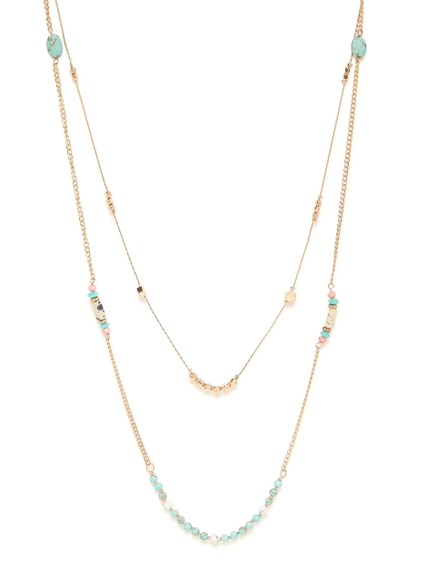 Chumbak Forest Beads Layered Necklace, Multi