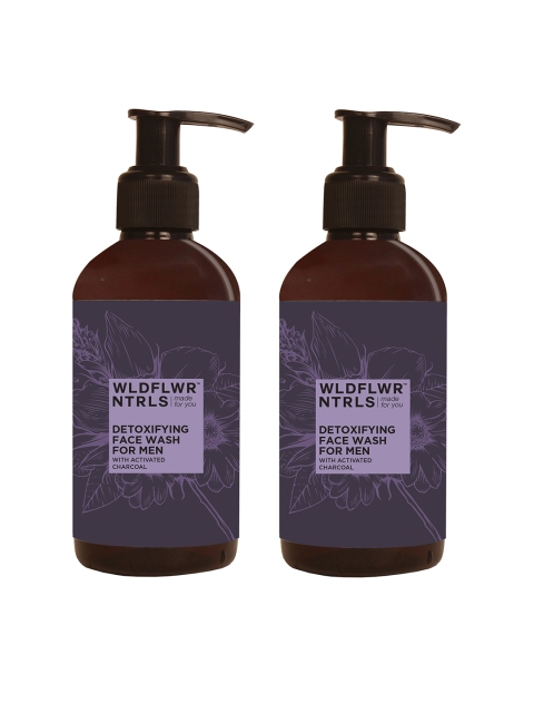 Wildflower Naturals Set of 2 Detoxifying Face Wash for Men with Activated Charcoal 400 ml, Purple
Wildflower Naturals Set of 2 Detoxifying Face Wash for Men with Activated Charcoal 400 ml, Purple