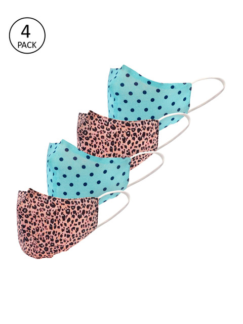 LEGAL BRIBE Unisex Pack Of 4 Printed 3-Ply Cloth Mask, Blue
LEGAL BRIBE Unisex Pack Of 4 Printed 3-Ply Cloth Mask, Blue