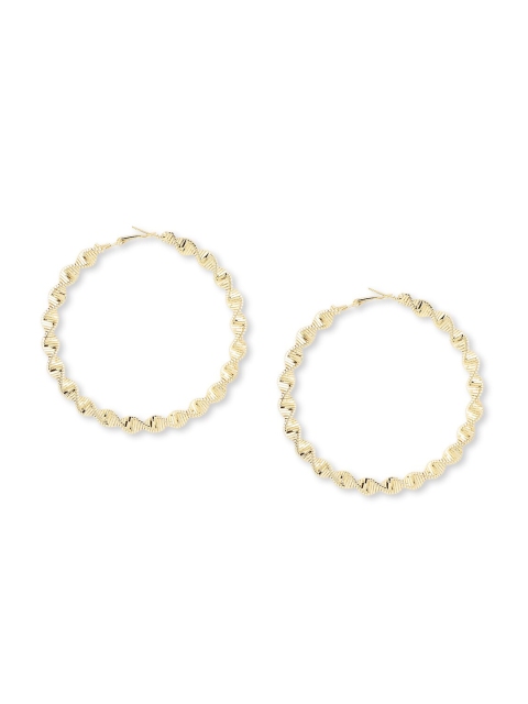 20Dresses Gold-Plated Circular Hoop Earrings