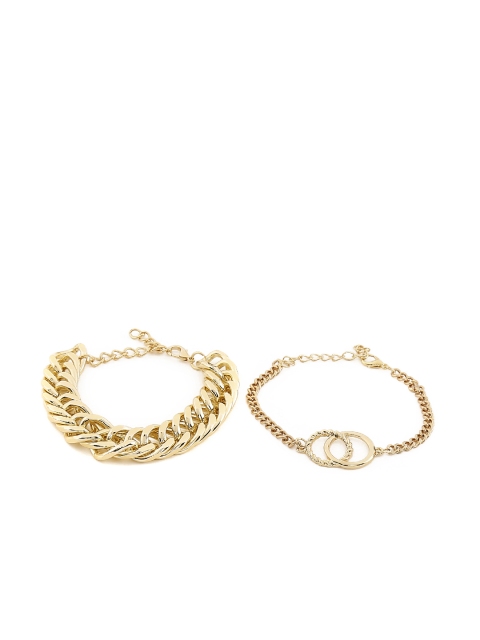 20Dresses Set of 2 Gold-Toned Bracelets
