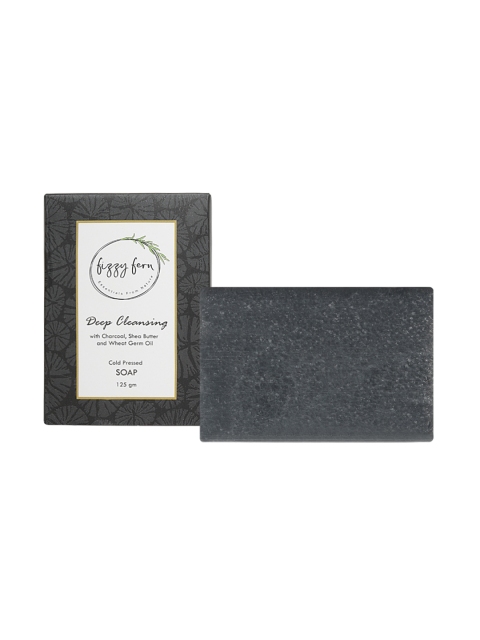 Fizzy Fern Deep Cleansing Soap with Charcoal, Shea Butter & Wheat Germ Oil 125 g, Black
Fizzy Fern Deep Cleansing Soap with Charcoal, Shea Butter & Wheat Germ Oil 125 g, Black