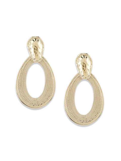 20Dresses Gold-Toned Geometric Drop Earrings