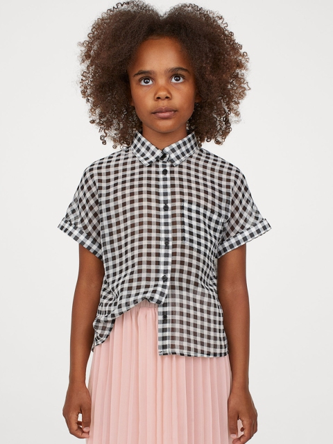 H&M Girls Pink Pleated Skirt