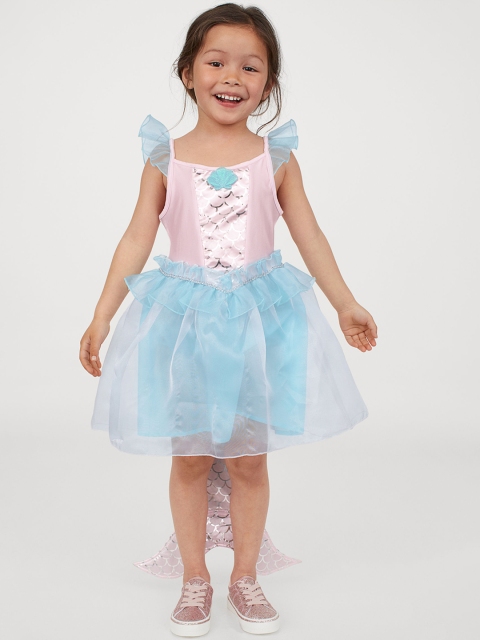 H&M Girls Mermaid Fancy Dress Costume, Multi
