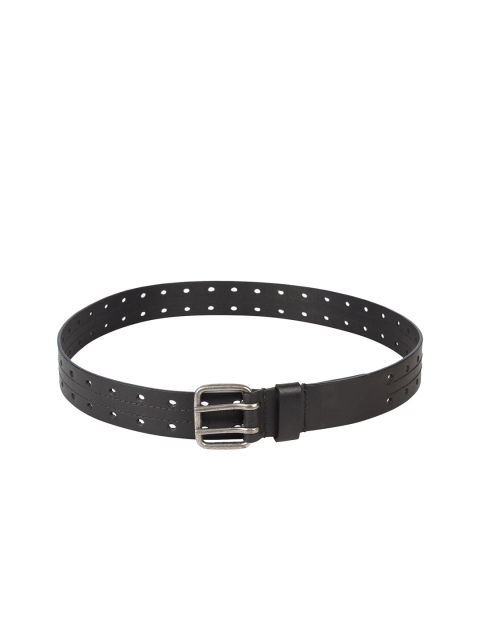 Paradigm Design Lab Men Black Solid Leather Belt