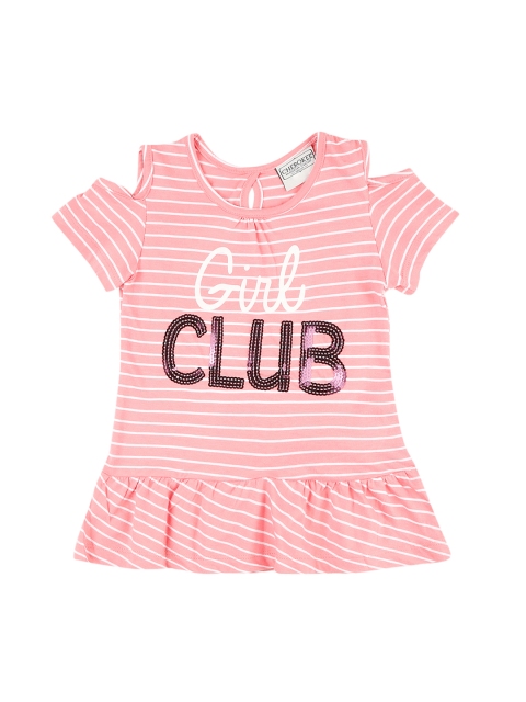 Cherokee Girls Pink Striped Tunic