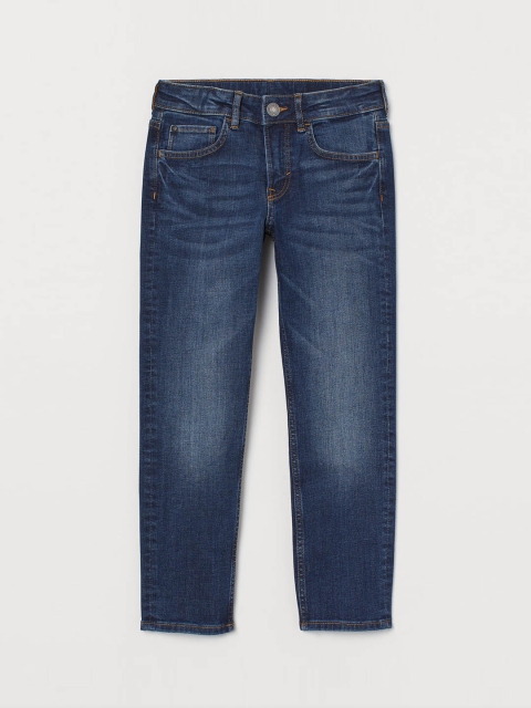 H&M Boys Blue Regular Fit Mid-Rise Clean Look Jeans