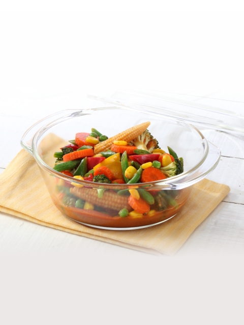 BOROSIL Transparent Solid Borosilicate Glass Microwave Safe Round Serving Bowl Casserole With Lid
BOROSIL Transparent Solid Borosilicate Glass Microwave Safe Round Serving Bowl Casserole With Lid